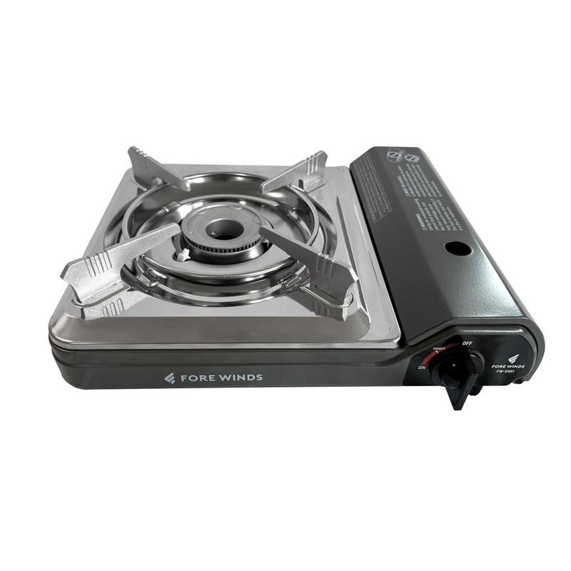 Iwatani Cassette Feu Butane gas Camp Stove, one, Gray