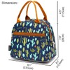 FlowFly Insulated Lunch Cooler Bag - Tote Bag Organizer for