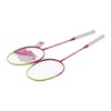 2 Player Badminton Racquets Adults Lightweight Carbon Fiber Rackets with