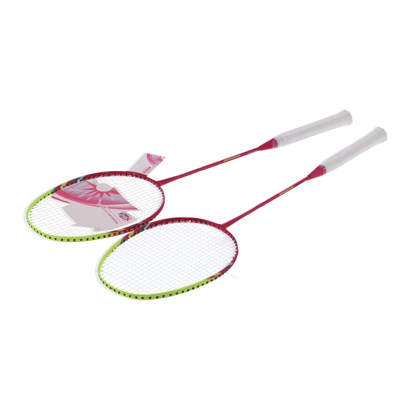 2 Player Badminton Racquets Adults Lightweight Carbon Fiber Rackets with