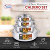 Alpine Cuisine Nonstick Aluminum Hot Pot Caldero Dutch Oven Set