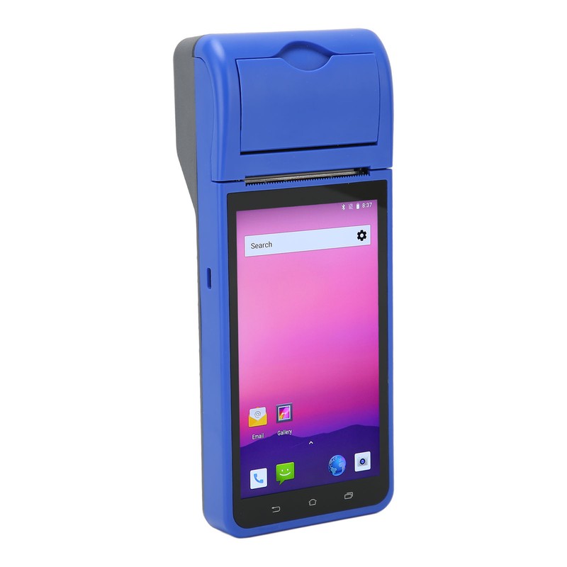 Handheld POS Machine 1280 X 720 HD Screen Thermal Printing