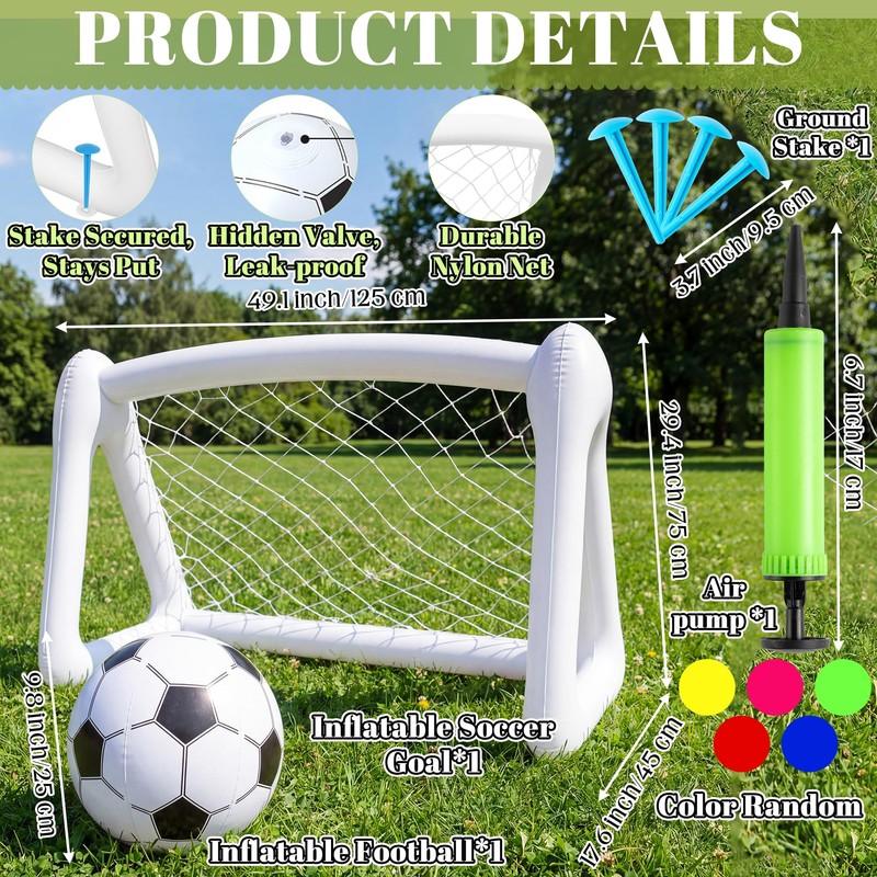 Wood Homing Porta da calcio gonfiabile 7p
