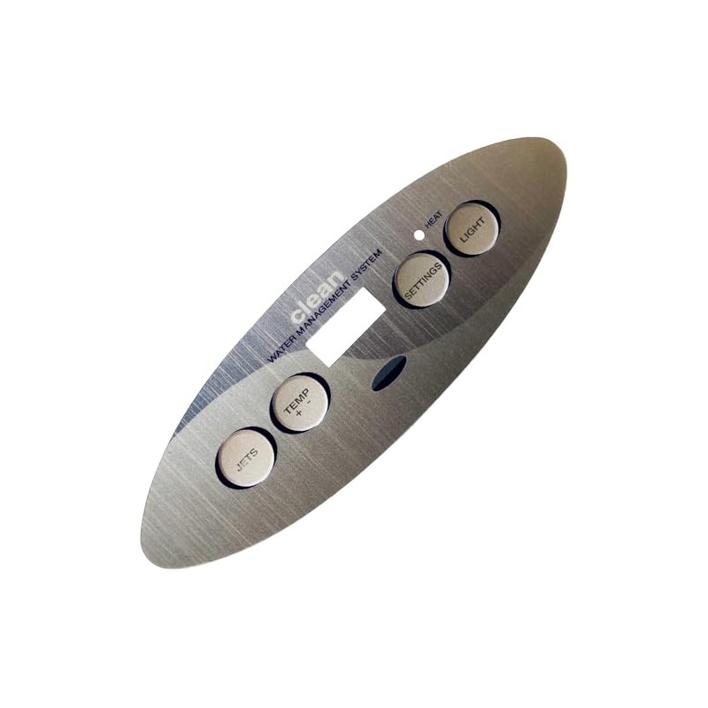 WOLIDAODAO MRQ650-0648 Spa Replacement Topside Sticker 4-Button Compatible with Most