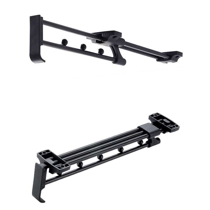 Top-mounted Heavy Duty Telescopic Closet Rod Retractable,Autuwintor Pull Out Clothes