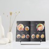 Book Stand for Reading Cookbook Holder Metal Shelf Brackets Display
