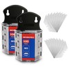WORKPRO 200-Pack Utility Knife Blades with Dispenser, SK5 Steel Box