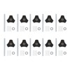 10 Set T Track Kit Woodworking Slider Bolt Knob Accessories