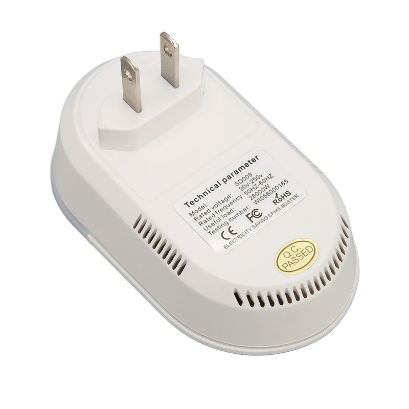 4Pcs Power Saver Safe Fireproof ABS Surge Protection Plug and