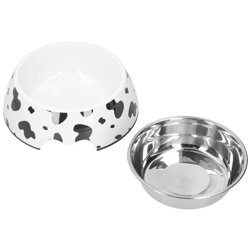Dog Food and Water Bowl AntiSlip Base Stainless Steel Pet