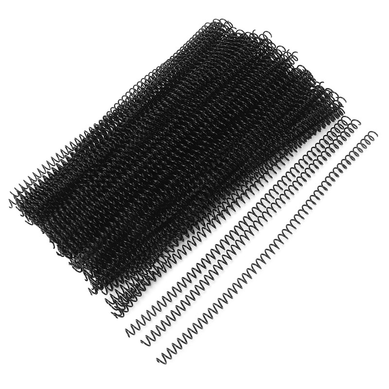 100PCS Spiral Binding Coils 48 Loops 4:1 Pitch A4 Paper