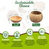 Eco Leaf 10-Pack 350ML Natural Coconut Bowls| Natural Coconut Shell
