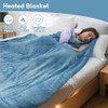 Minervada Heated Blanket Electric Blanket Throw Size 50''x60'', 6 Heating