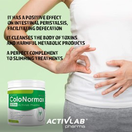Activlab Activlab Pharma Colonormax Extra 300g Apfelgeschmack, gesunder Darm, Naturfasern, Darmperistaltik Entgiftung des K?rpers, Gewichtskontrolle, Gewichtsverlust,Plantago ovata, Cichorium intybus