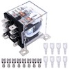Taiss/JQX-12F 2Z DC 12V Coil 8 Pin 30A DPDT 2NO