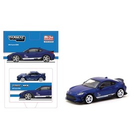 Tarmac Works 1/64 Toyota GR86 HKS Blue Tarmac Works MiJo Exclusive Occitane Mini Car