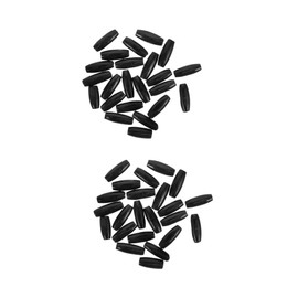 DOITOOL 100 Pcs Oval Wooden Beads for DIY Jewelry Making Macrame Crafts Sturdy and Elegant Beading Supplies for Bracelets and Key Rings