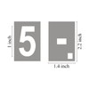 1 Inch Number Stencils for Painting - 11 Pack Number