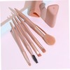 OATIPHO 5pcs Foundation Brush Set Portable Makeup Brushes for Teens