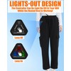 Men Heated Pants, 4 IN1 Control Switch Cargo Baggy Heating