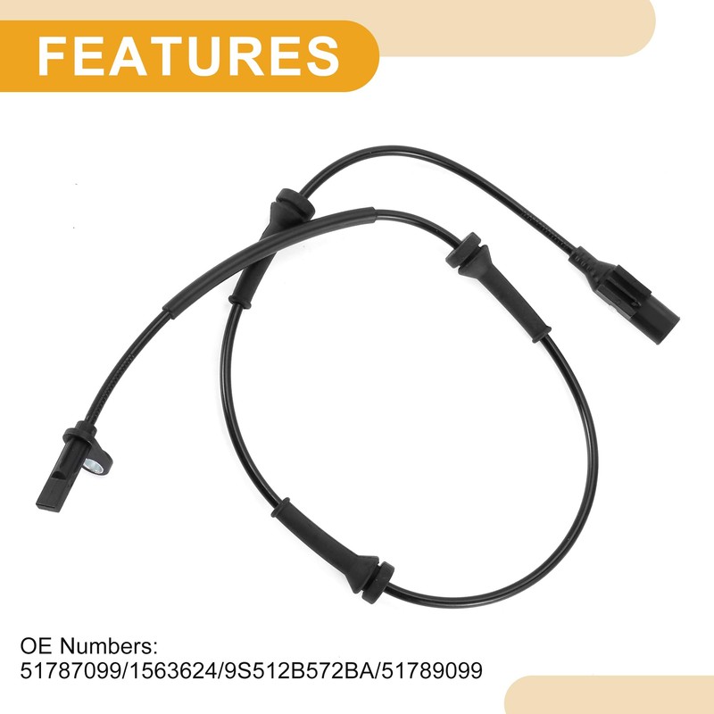 Partuto ABS Wheel Speed Sensor No.51787099/1563624 Rear Left Right ABS