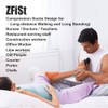 ZFiSt Plus Size Compression Socks Wide Calf for Women Men,3