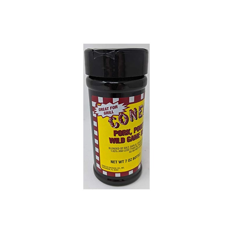 Conecuh Pork, Poultry, and Wild Game Seasoning, 7 Ounce Bottle,