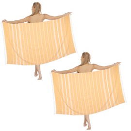 Dlebay Beach Towel 2 Pack,Sand Free Beach Towels Oversized 39 x 72,Turkish Beach Towel Quick Dry Towel,Lightweight Pool Towels for Adults Travel Towel,Cool Beach Essentials Super Absorbent Towels