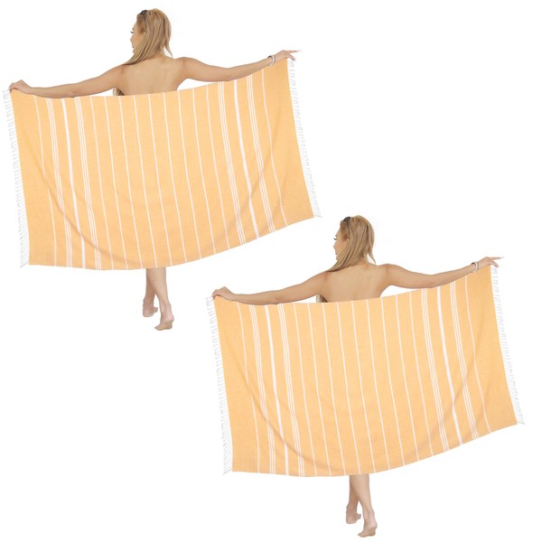 Dlebay Beach Towel 2 Pack,Sand Free Beach Towels Oversized 39