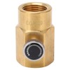 CO2 Cylinder Cartridge Adapter Household Soda Bottle Brass Refill Connector