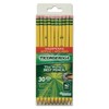 Ticonderoga Wood-Cased Pencils, Pre-Sharpened, #2 HB Soft, Yellow, 30 Count