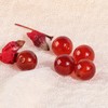 SOSMAR 90 perline di agata rossa naturale, pietre semipreziose, rotonde,
