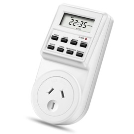 Poemtian Digital Timer Switch Automation Power Socket Electric Countdown Timer Power Switch Socket Timer Switch Energy Saving Multifunctional LCD Display Programmable Timer Switch Socket Timer Outlet