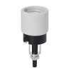 B&P Lamp Medium Base Phenolic and Unglazed Porcelain Socket with