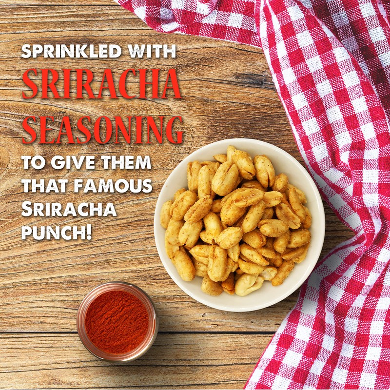 The 1949 Nut Co. Zesty Sriracha Peanuts, 10 OZ