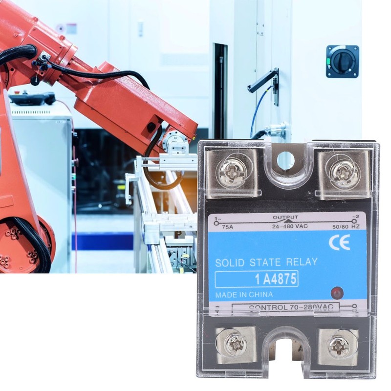 Single Phase Solid State Relay 70-280VAC Input 24-480VAC Load AC