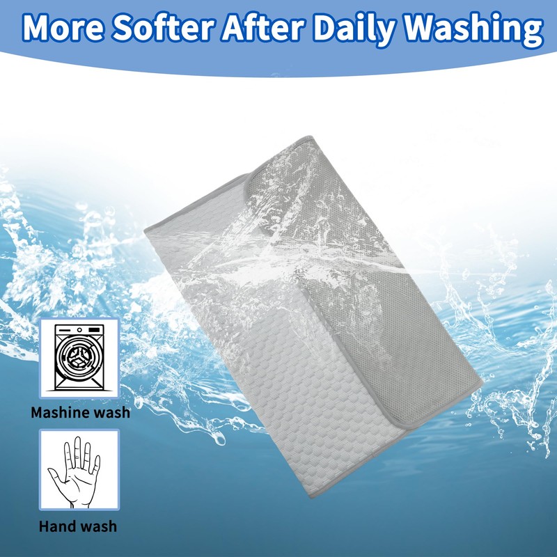 GLIDESMOOTH Dog Cooling Mat, Durable Machine Washable Pets Cool Pad,