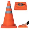 Pop-Up Collapsible Emergency Breakdown Warning Traffic Safety Cone 400mm H550250