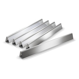 QuliMetal QuliMetal SUS304 24.5" Flavorizer Bars for Weber Genesis 300 Series Grills with Side Controls Knobs, Genesis E310 E320 S310 S320 EP310 EP320 (2007-2010), Heat Plates for Weber 7539 7540