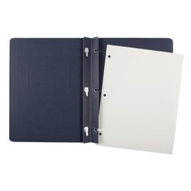 Oxford Duotangs, Paper File Folders, Letter Size, Dark Blue, 6 per Pack, Premium Presentation and Report Organizers with Embossed Panels