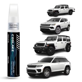 COSLAKE Car Touch Up Paint(Bright White(PW7/GW7)) for Jeep, Car Paint Scratch Repair Kit, Quick & Easy Solution to Repair, 2 in 1 Scratch Remover Pen with Color-Matched