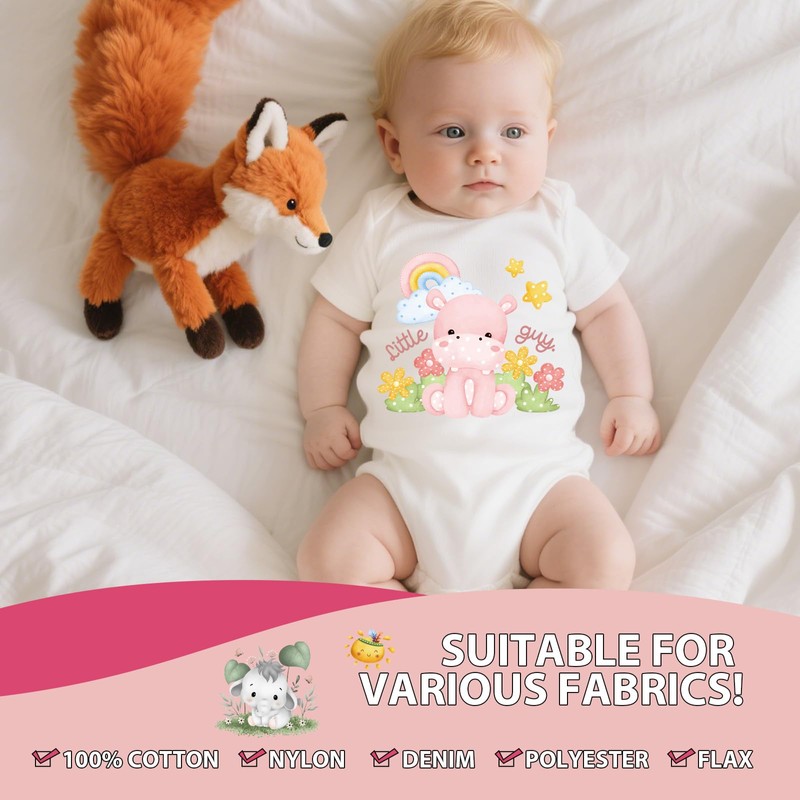 Falueqg Baby Shower Iron on Transfer - 30Pcs Dtf Transfers