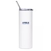Airbus H145 Stainless Steel Water Tumbler with straw - 20oz.