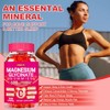 Magnesium Glycinate Gummies 600mg, Chewable Sugar Free Potassium Magnesium Gummies