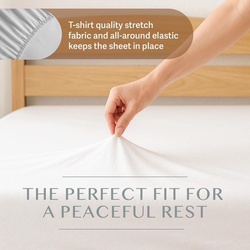 BLISSFORD - 4 Pack Fitted Hospital Bed Sheets with Elastic