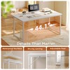 PRAISUN 48 X 24 Inch Computer Desk with Deeper Desktop,