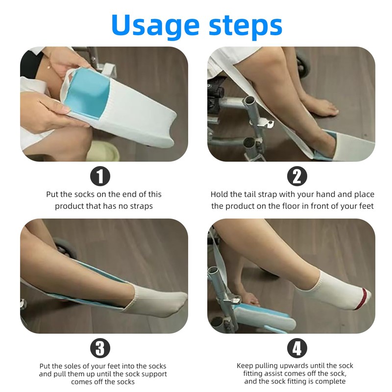 Sock Aid for Putting on Socks Sock Aid Device Sock