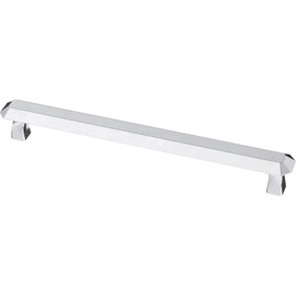 Franklin Brass Polished Chrome Napier Pull, Cabinet Handles and Drawer Pulls for Kitchen Cabinets and Dresser Drawers, 6-5/16" (160mm), Single, Cabinet Hardware, P41763K-PC-C