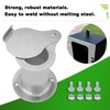 2" Teardrop Flanged Exhaust Vent Damper for UDS 16 30