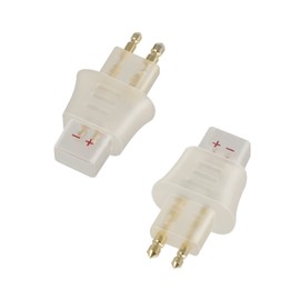 OKCSC FOSTEX Male to 0.78 Female 0.78/0.75 Angled 2 Pin(Cable Side) Female Adapter Connected to FOSTEX TH900 MKII MK2 TH600 TH909(Headphone Side) Transparent